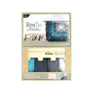 Crafts Kits Rya-Tie Wall Hanging Bucilla Plaid Classic Fade Complete Kit